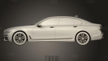 BMW M7 G12 с интерьером 2017 3d stl модель для ЧПУ