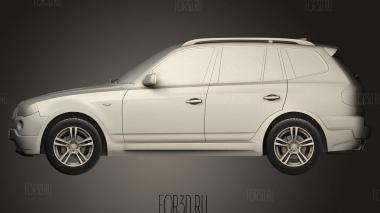 BMW X3 E83 2003 3d stl модель для ЧПУ