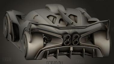 Концепт Bugatti Bolide 3d stl модель для ЧПУ