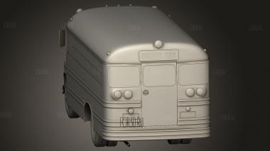 Школьный автобус Chevrolet 4500 1956 3d stl модель для ЧПУ