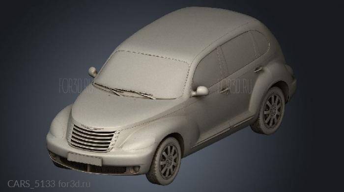 Chrysler Cruiser hatchback 2010 stl model for CNC