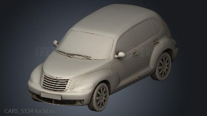 Chrysler Cruiser hatchback 2010 stl model for CNC