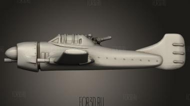 Пустельга 3d stl модель для ЧПУ
