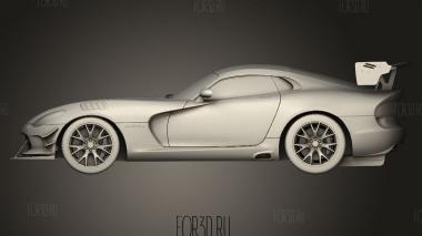 Dodge Viper ACR 3d stl модель для ЧПУ