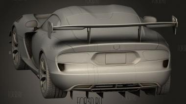 Dodge Viper ACR 3d stl модель для ЧПУ