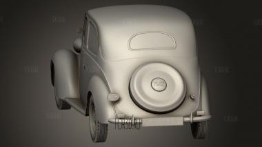 Fiat 1100 B 1949 3d stl модель для ЧПУ