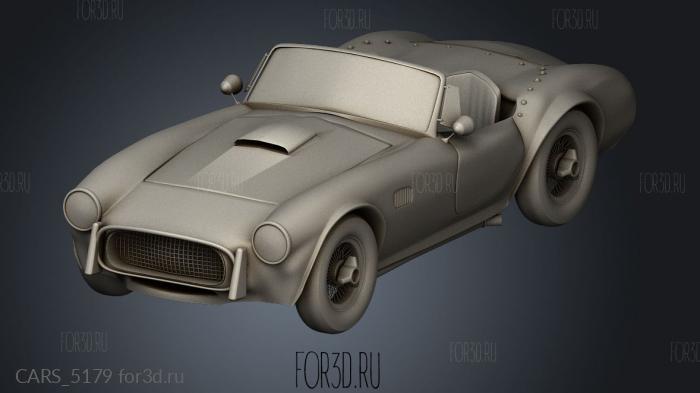 Ford Cobra stl model for CNC