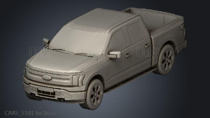 Ford F 150 Lightning stl model for CNC