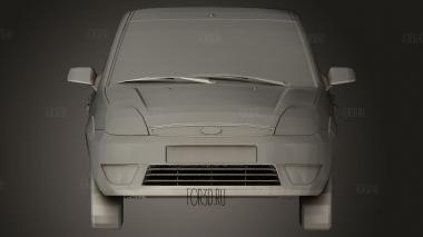 Ford Fiesta 2005 3d stl модель для ЧПУ