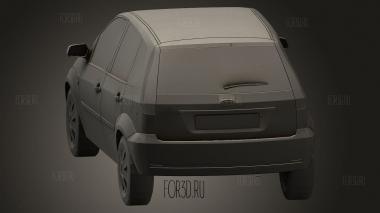 Ford Fiesta 2005 3d stl модель для ЧПУ