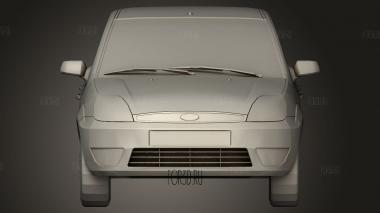 Ford Fiesta 2005 3d stl модель для ЧПУ