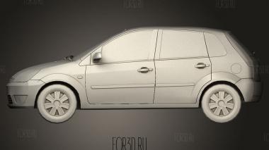 Ford Fiesta 2005 3d stl модель для ЧПУ