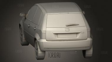 Ford Fiesta 2005 3d stl модель для ЧПУ