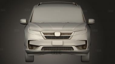 Honda pilot 2019 3d stl модель для ЧПУ