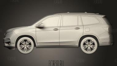 Honda pilot 2019 3d stl модель для ЧПУ