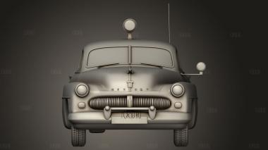 Mercury Eight Coupe 2-дверный полицейский 1949 3d stl модель для ЧПУ