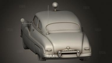 Mercury Eight Coupe 2-дверный полицейский 1949 3d stl модель для ЧПУ