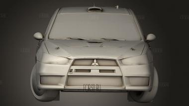 Mitsubishi Lancer EVO X 3d stl модель для ЧПУ