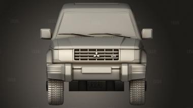 Mitsubishi Pajero Mk2 Универсал 5 дверей 1991 3d stl модель для ЧПУ