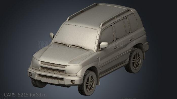 Mitsubishi Pajero Pinin 5 door 1999 stl model for CNC