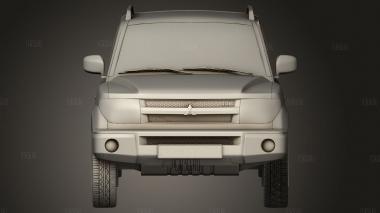 Mitsubishi Pajero Pinin 5 -дверный 1999 3d stl модель для ЧПУ