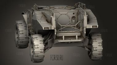 Военный концепт-кар MAD 355 BRM 3d stl модель для ЧПУ