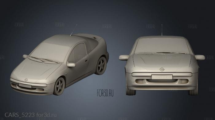 Opel Tigra Mk1 1994 stl model for CNC