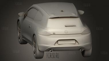 Volkswagen Scirocco R 2010 3d stl модель для ЧПУ