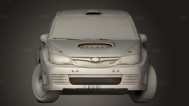 Subaru Impreza X Sti 3d stl модель для ЧПУ