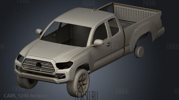 tacoma trd stl model for CNC