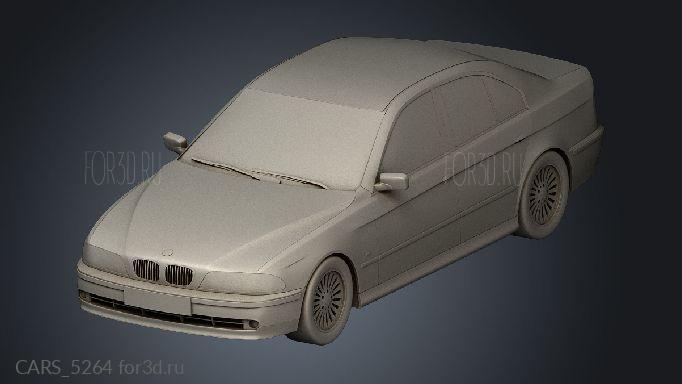 BMW 5 E39 stl model for CNC