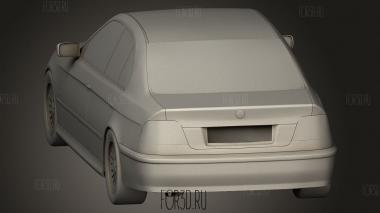 BMW 5 E39 3d stl модель для ЧПУ