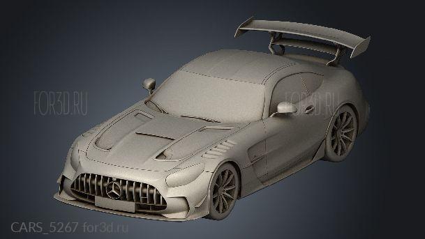 mercedes amg gt black stl model for CNC