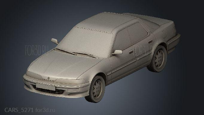 Acura Integra Mk2 sedan 1990 stl model for CNC