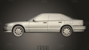 Acura Integra Mk2 седан 1990 3d stl модель для ЧПУ