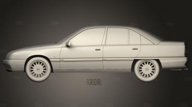Opel Omega Mk1 Седан 1987 3d stl модель для ЧПУ