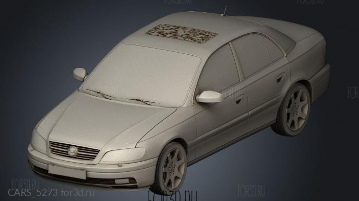 Opel Omega Mk2f B sedan 1999 stl model for CNC