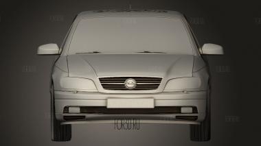 Opel Omega Mk2f B седан 1999 3d stl модель для ЧПУ
