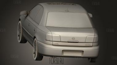 Opel Omega Mk2f B седан 1999 3d stl модель для ЧПУ