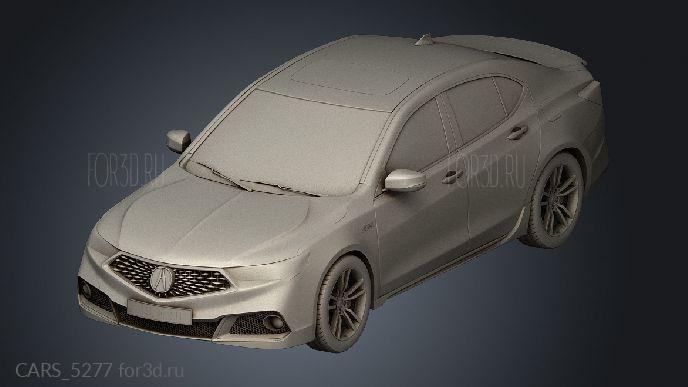 Acura TLX Mk1f stl model for CNC