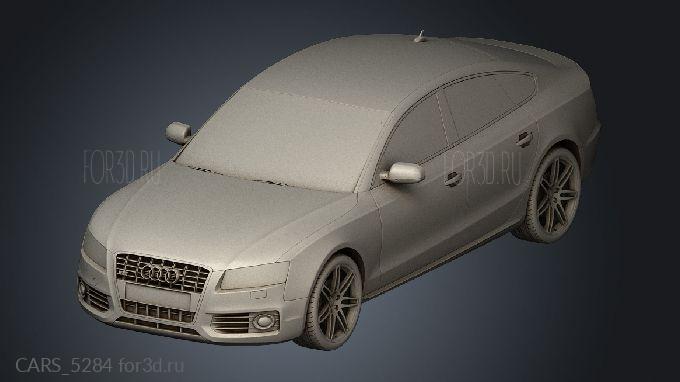 Audi S5 Sportback 2011 2011 stl model for CNC