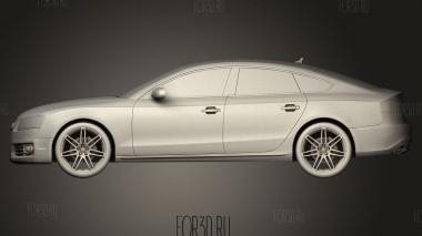 Audi S5 Sportback 2011 2011 3d stl модель для ЧПУ