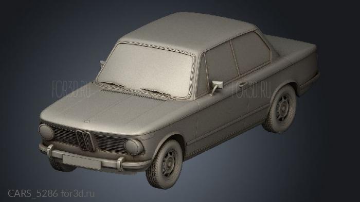 BMW 2002 1968 stl model for CNC