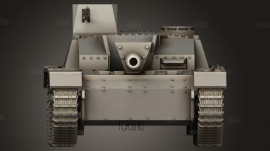 Канон В Stug 3d stl модель для ЧПУ