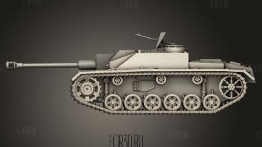 Канон В Stug 3d stl модель для ЧПУ