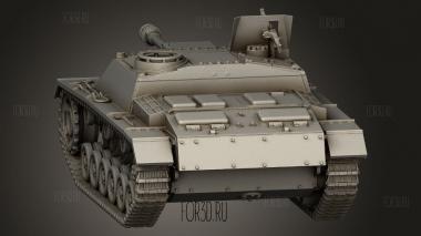 Канон В Stug 3d stl модель для ЧПУ
