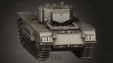 Черчилль Mk VI A22 начало 1944 года 3d stl модель для ЧПУ