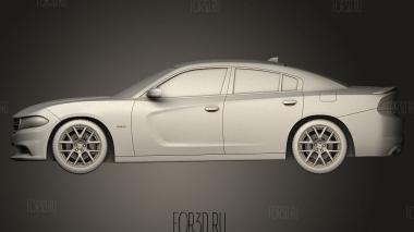 Додж Чарджер Dodge Charger 3d stl модель для ЧПУ