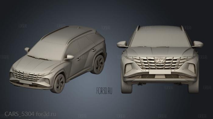 hyundai tucson stl model for CNC