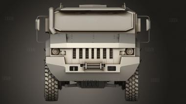 Камаз тайфун 3d stl модель для ЧПУ